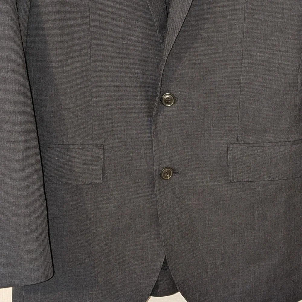 J.Crew Ludlow Slim Fit Italian Cotton Suit Jacket Grey 38R NWOT Small Snag $398